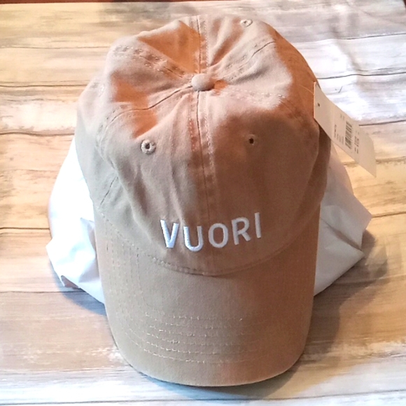 Vuori Accessories - New Vuori Hat/Ball Cap Unisex Camel Brown with adjustable strap
